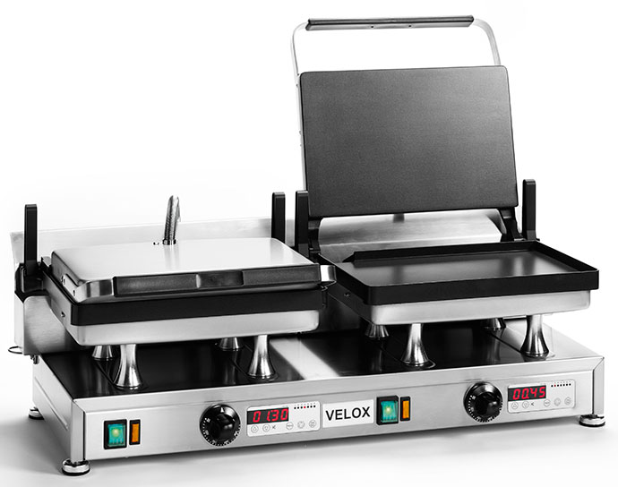 CG-2 - Double Velox Grill with Smooth cooking surfaces